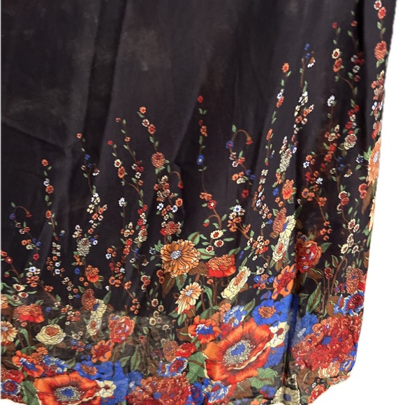 Mexicali Blues Floral, Maxi dress. Size XL. Black & bright florals - Picture 7 of 8